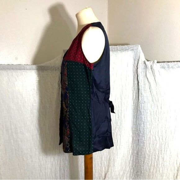 Britland Vtg. 80's Pasley Vest Size Medium - Picture 3 of 9